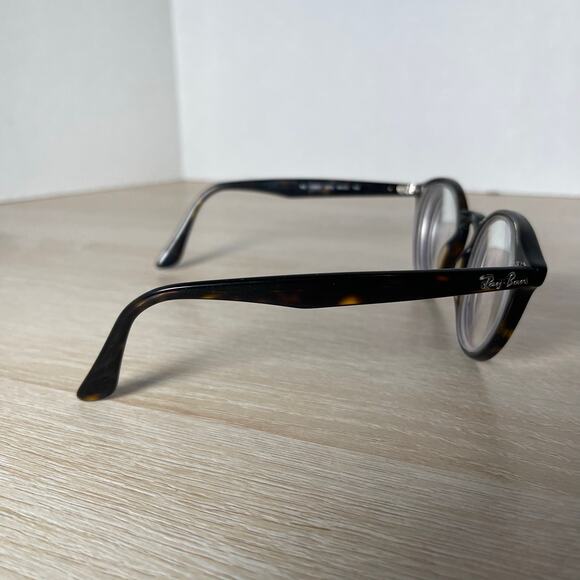 Ray-Ban RB2180-V 2012 Eyeglasses Round Dark Brown PARTS Only 49-21-145 - Picture 5 of 9